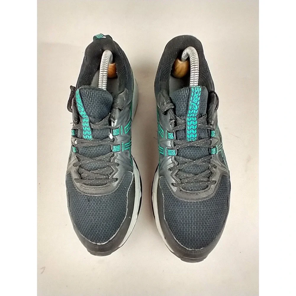 Asics Gel-Venture 8 Womens Trail Running Shoes Black Teal 1012B230 Size 9